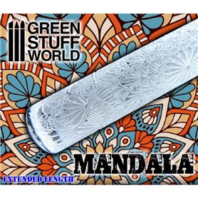 Green Stuff World ROLLING PIN - wałek do odciskania wzoru MANDALA