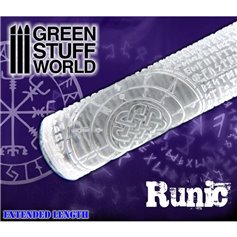 Green Stuff World Rolling Pin Runic