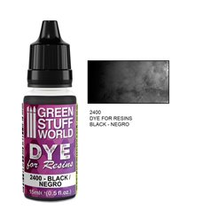 Green Stuff World Barwnik DYE FOR RESINS - BLACK - 15ml