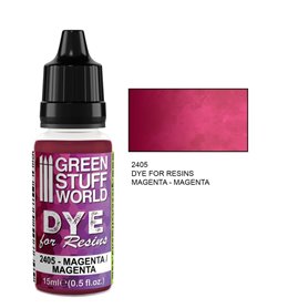Green Stuff World Barwnik DYE FOR RESINS - MAGENTA - 15ml
