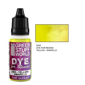 Green Stuff World Barwnik DYE FOR RESINS - YELLOW - 15ml