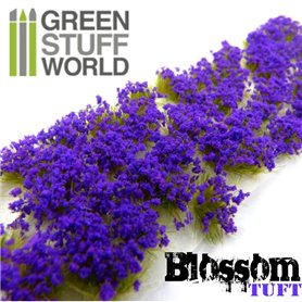 Green Stuff World Blossom TUFTS 6mm self-adhesive PURPLE Flowers