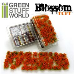 Green Stuff World Tufty BLOSSOM TUFTS 6MM - ORANGE FLOWERS