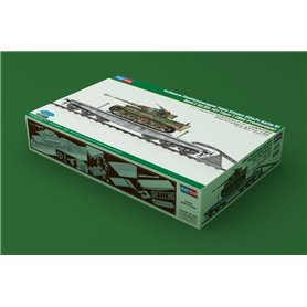 Hobby Boss 1:72 Schwere Platformwagen Type SSyms 80 + Pz.Kpfw VI Ausf.E Tiger I - MID PRODUCTION