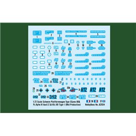Hobby Boss 1:72 Schwere Platformwagen Type SSyms 80 + Pz.Kpfw VI Ausf.E Tiger I - MID PRODUCTION