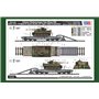 Hobby Boss 1:72 Schwere Platformwagen Type SSyms 80 + Pz.Kpfw VI Ausf.E Tiger I - MID PRODUCTION 