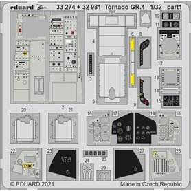 Eduard 1:32 Elementy wnętrza do Tornado GR.4