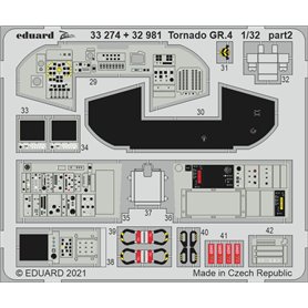 Eduard 1:32 Elementy wnętrza do Tornado GR.4