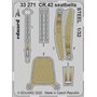 Eduard 1:32 CR.42 seatbelts STEEL