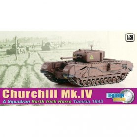 DRAGON 1:72 Churchill Mk. IV A`Sqd.Tunisia`43 (gotowy model)