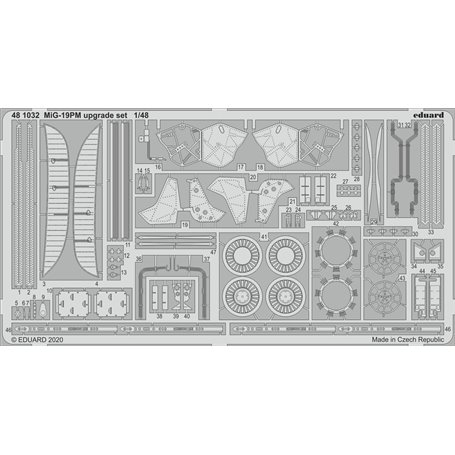 Eduard 1:48 MiG-19PM upgrade set