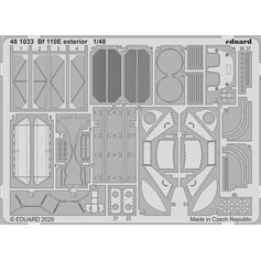 Eduard 1:48 Bf 110E exterior