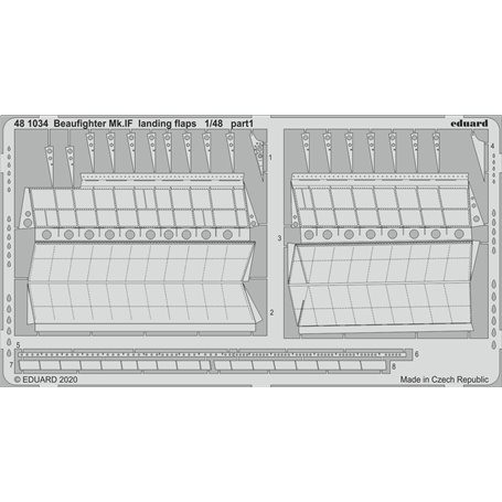 Eduard 1:48 Beaufighter Mk.IF landing flaps