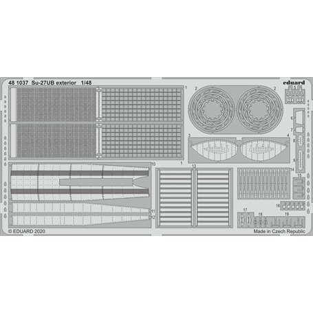 Eduard 1:48 Elementy zewnętrzne do Sukhoi Su-27UB