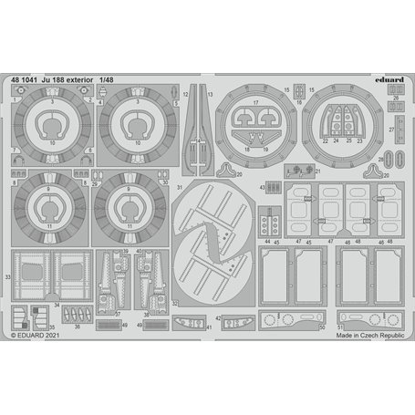 Eduard 1:48 Elementy zewnętrzne do Junkers Ju-188