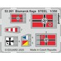 Eduard 1:350 Bismarck flags STEEL