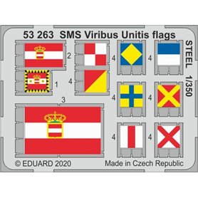 Eduard 1:350 SMS Viribus Unitis flags STEEL