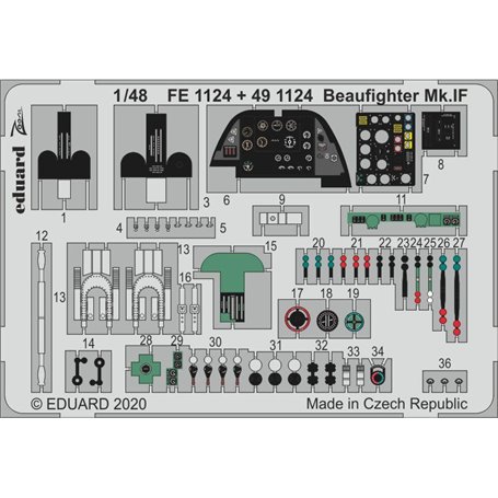 Eduard 1:48 Beaufighter Mk.IF