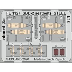 Eduard 1:48 SBD-2 seatbelts STEEL