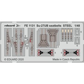 Eduard 1:48 Su-27UB seatbelts STEEL