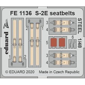 Eduard 1:48 S-2E seatbelts STEEL