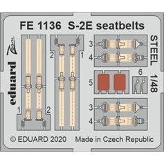 Eduard 1:48 S-2E seatbelts STEEL