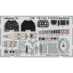 Eduard ZOOM 1:48 North American P-51 D-5 dla Eduard