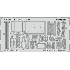 Eduard ZOOM 1:48 F-104DJ dla Kinetic
