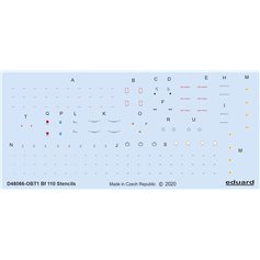 Eduard 1:48 Bf 110 stencils