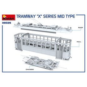 Mini Art 38026 Tramway "X" Series Mid Type