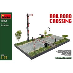 Mini Art 1:35 RAILROAD CROSSING