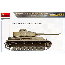 Mini Art 35330 Pz.Kpfw.IV Ausf. H Krupp-Grusonwerk Mid Prod. Aug-Sep 1943