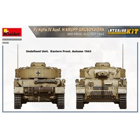 Mini Art 35330 Pz.Kpfw.IV Ausf. H Krupp-Grusonwerk Mid Prod. Aug-Sep 1943