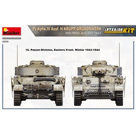 Mini Art 35330 Pz.Kpfw.IV Ausf. H Krupp-Grusonwerk Mid Prod. Aug-Sep 1943