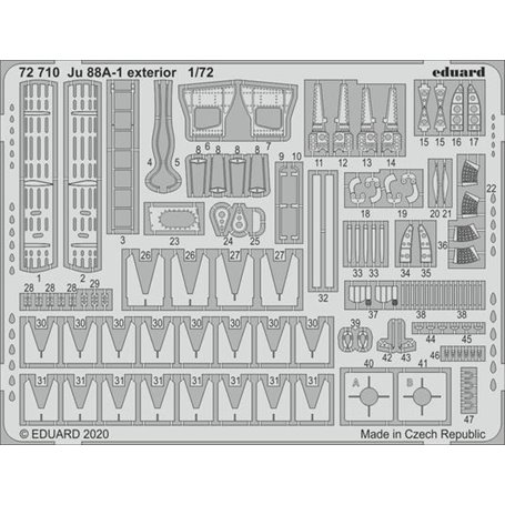 Eduard 1:72 Ju 88A-1 exterior