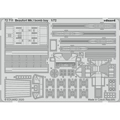 Eduard 1:72 Beaufort Mk.I bomb bay