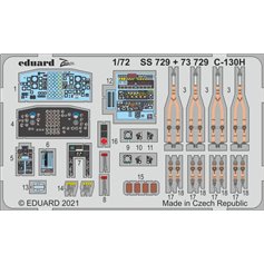 Eduard 1:72 Elementy wnętrza do C-130H dla Zvezda