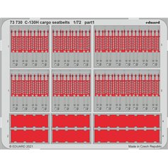 Eduard 1:72 C-130H cargo seatbelts