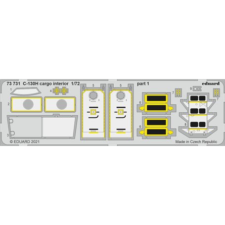 Eduard 1:72 C-130H cargo interior