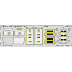 Eduard 1:72 Elementy wnętrza CARGO do C-130H dla Zvezda