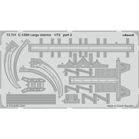 Eduard 1:72 Elementy wnętrza CARGO do C-130H dla Zvezda