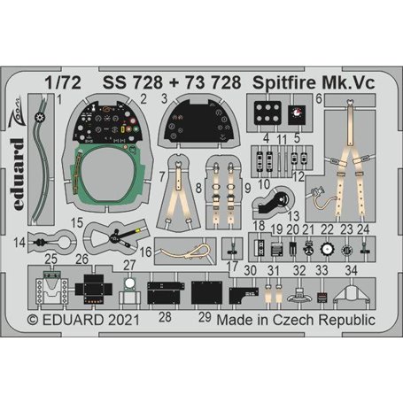 Eduard 1:72 Spitfire Mk.Vc