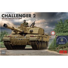 RFM 1:35 Challenger 2 - BRITISH MBT W/WORKABLE TRACK LINKS