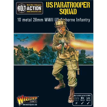 Bolt Action US Paratrooper Squad (metal box) 