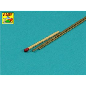 Aber HR-15 Sześciokątne pręty mosiężne 1,5mm długość 245mm