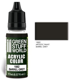 Green Stuff World Farba akrylowa ACRYLIC COLOR - BARREL GREY - 17ml