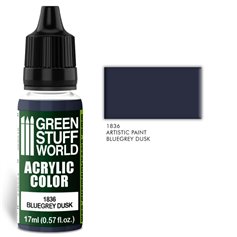 Green Stuff World Farba akrylowa ACRYLIC COLOR - BLUEGREY DUSK - 17ml
