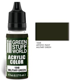 Green Stuff World Acrylic Color MILITARY GREEN
