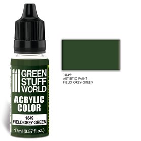 Green Stuff World Farba akrylowa ACRYLIC COLOR - FIELD GREEN-GREY - 17ml