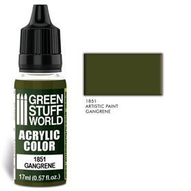 Green Stuff World Acrylic Color GANGRENE